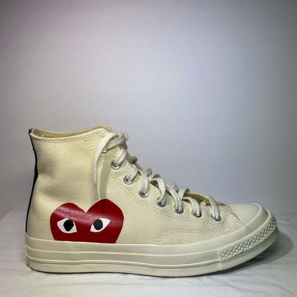 Converse Chuck Taylor All-Star Comme des Garçons Milk/White Size 8M/10W (Used)